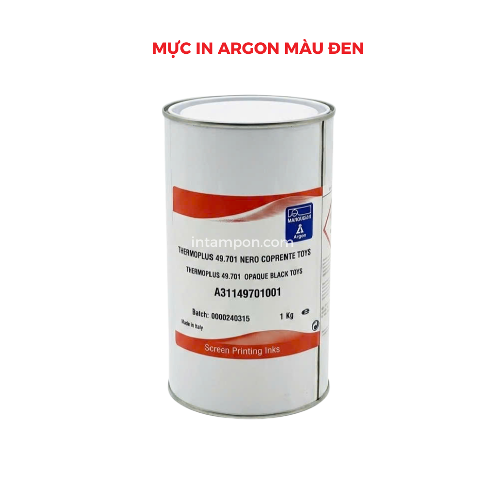 Mực in Argon màu đen