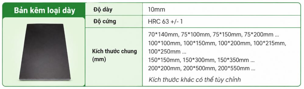 Khuôn in tampon dày (bản kẽm dày)